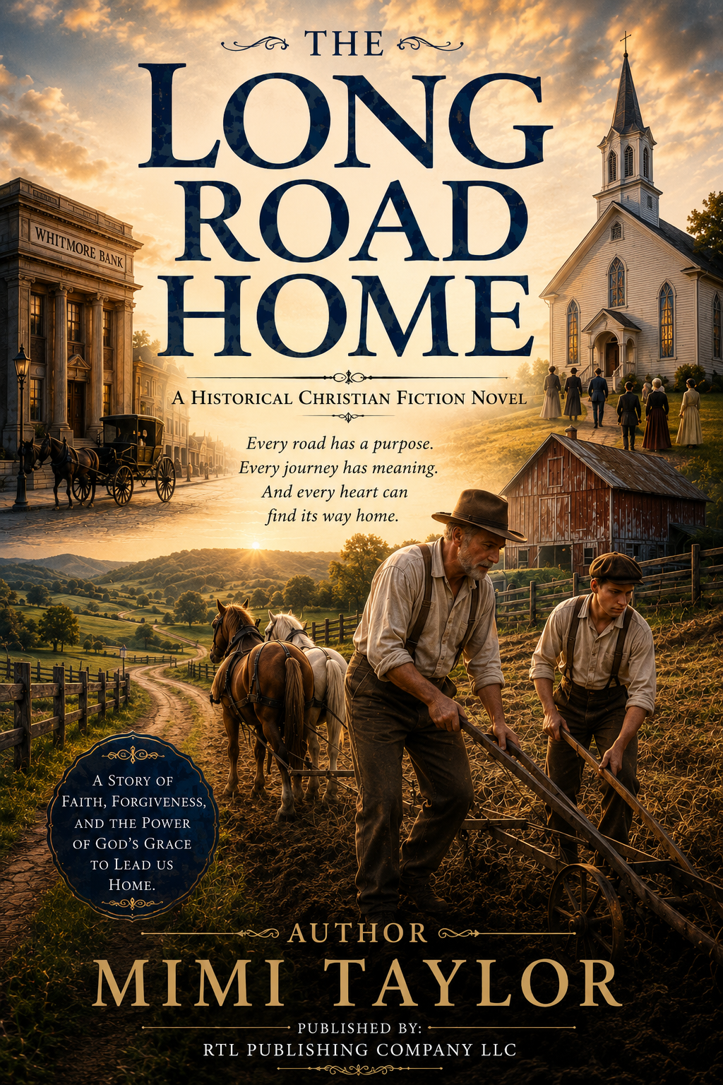 The Long Road Home A Historical Christian Fiction Novel - E-Book